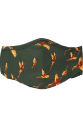 Green Pheasants Washable And Reusable Cotton Face Mask 