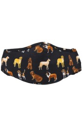 Variety of Dogs 100% Cotton Washable And Reusable Face Mask 