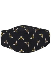 Multi Coloured Bees 100% Cotton Washable & Reusable Face Mask 