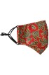 Red Paisley 100% Cotton Washable And Reusable Face Mask 