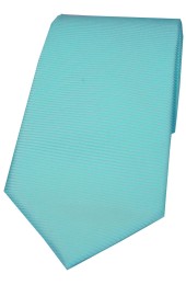 Soprano Cyan Horizontal Ribbed Polyester Tie