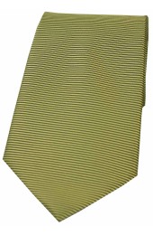 Soprano Moss Green Horizontal Ribbed Polyester Tie