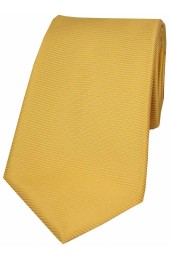 Soprano Sunshine Yellow Horizontal Ribbed Polyester Tie